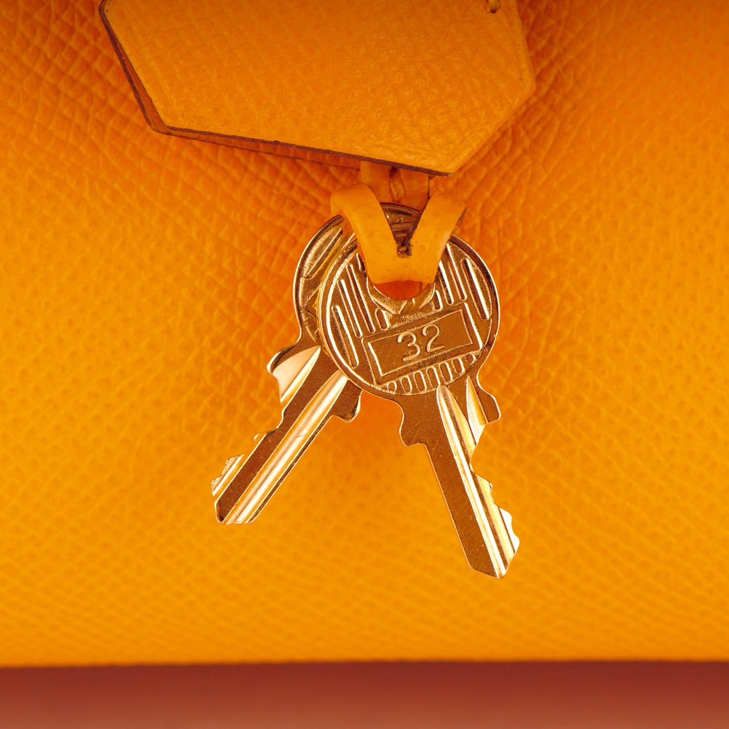 Epsom Birkin 35 Jaune D'Or