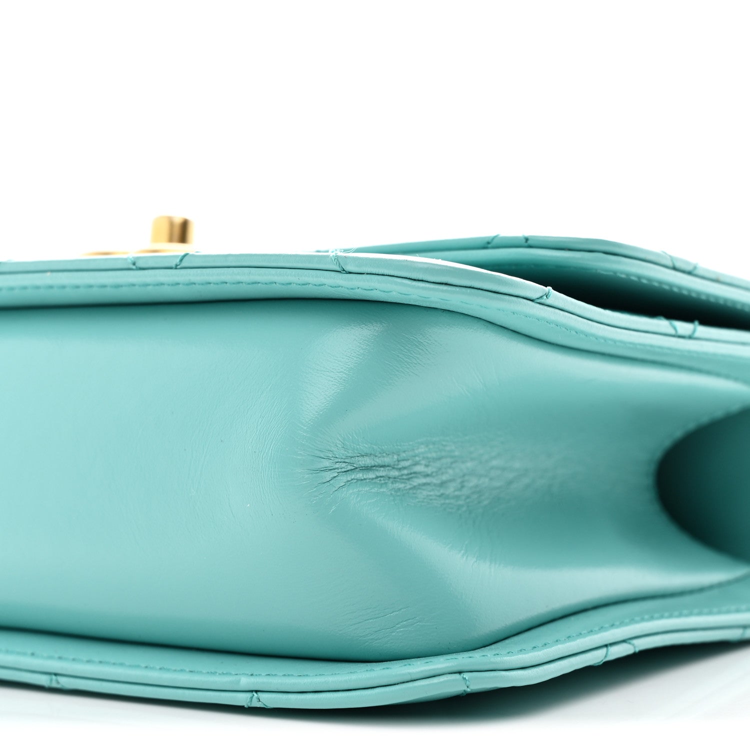 Chanel Calfskin Quilted Mini Perfect Fit Flap Turquoise 10 of 10
