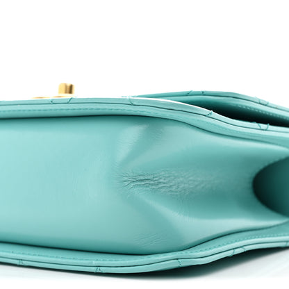 Chanel Calfskin Quilted Mini Perfect Fit Flap Turquoise 10 of 10