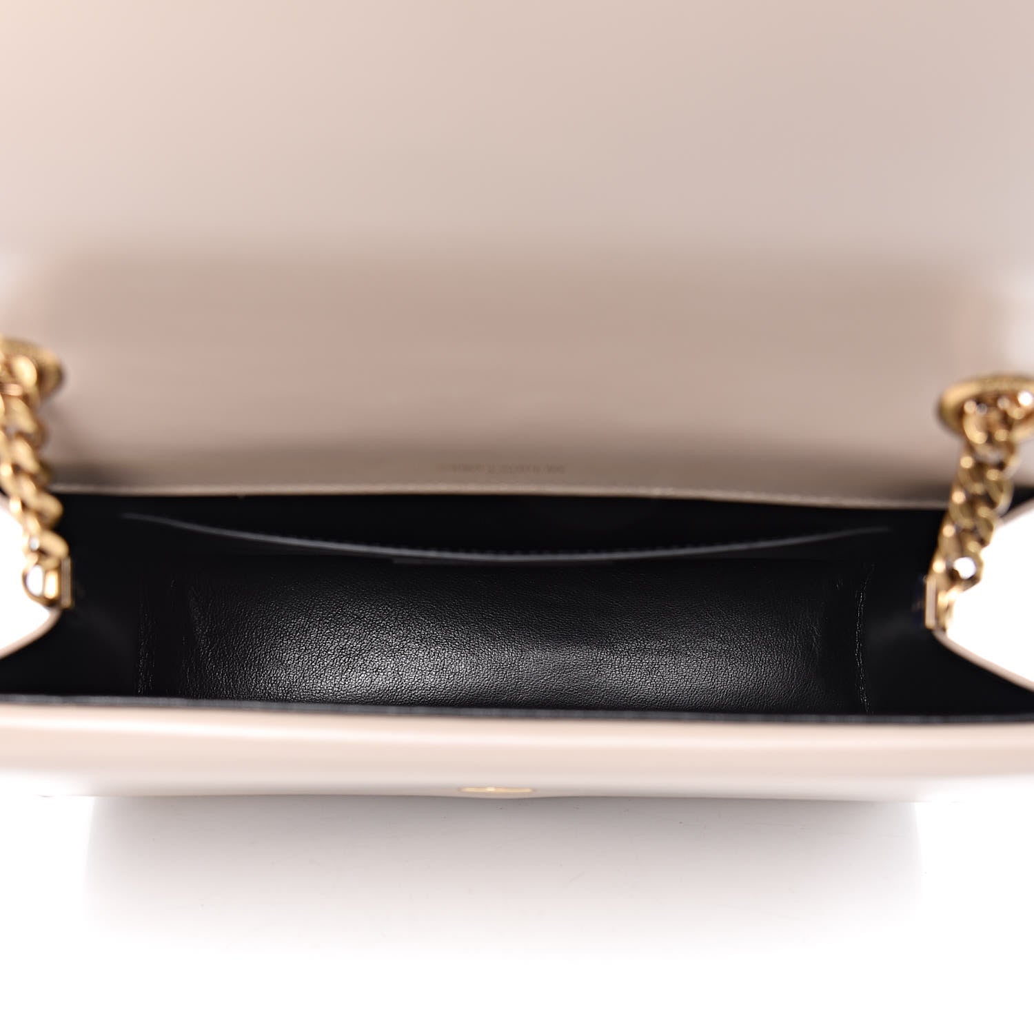 Saint Laurent Smooth Calfskin Monogram Medium Sulpice Shoulder Bag Nude 5 of 12