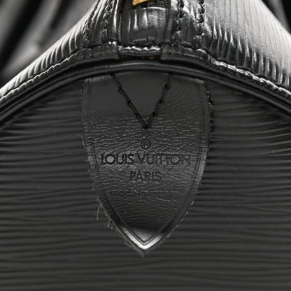 Louis Vuitton Epi Speedy 30 Black 5 of 8