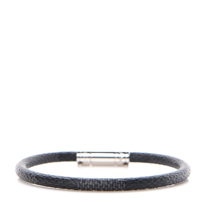 Louis Vuitton Damier Graphite Keep It Bracelet 19 3 of 7