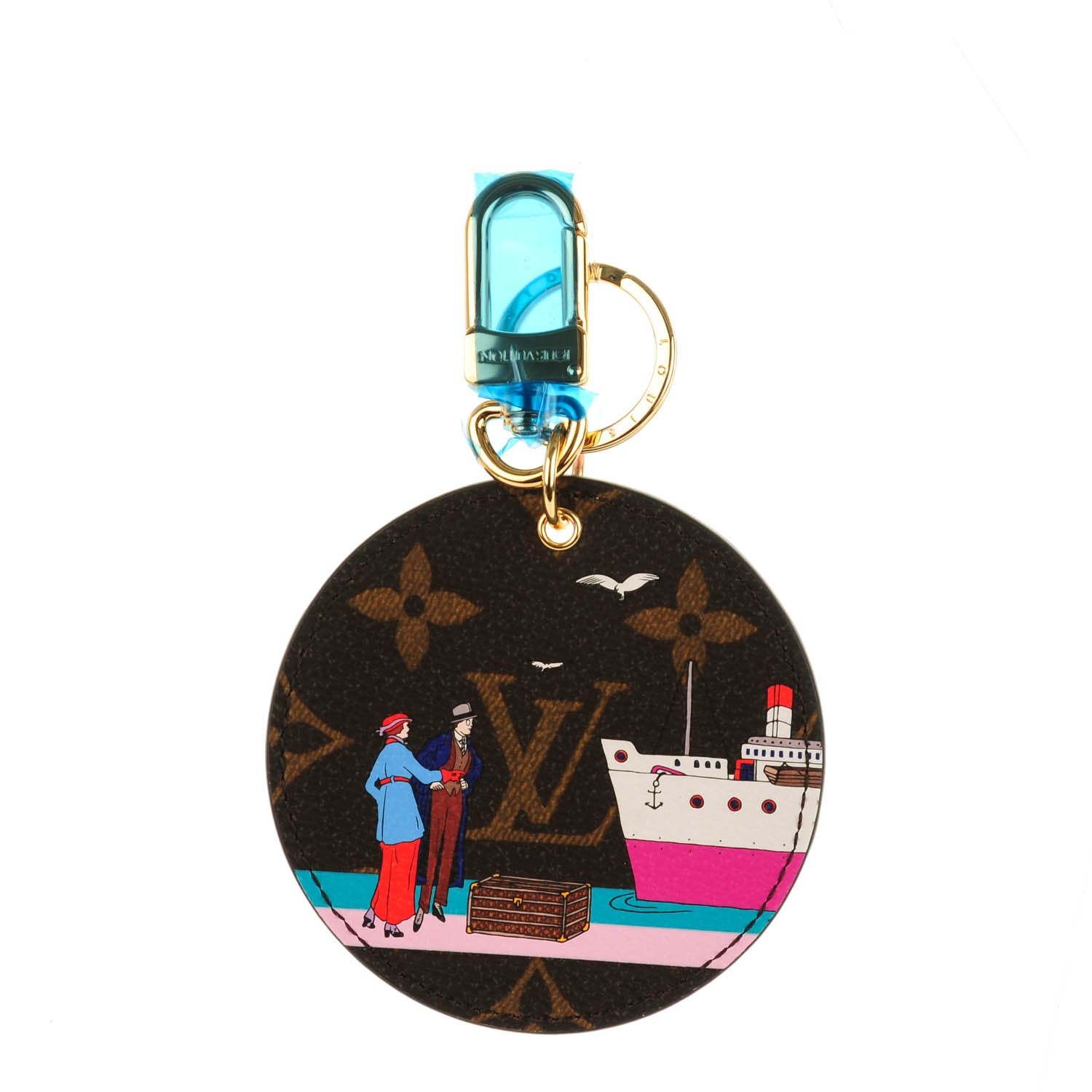 Louis Vuitton Monogram 2016 Christmas Animation Bag Charm Key Ring 1 of 4