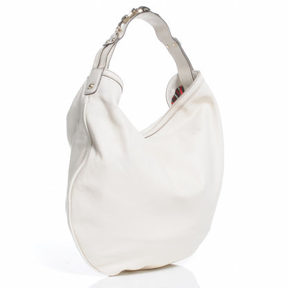 Gucci Leather Wave Hobo Off White 3 of 7