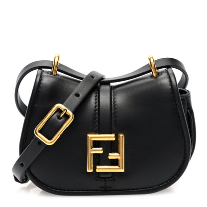 Fendi Vitello Brenta Cher Nano Fendi C'mon Black 1 of 10