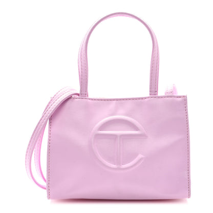 Telfar Vegan Leather Small Shopping Bag Bubblegum 1 of 8