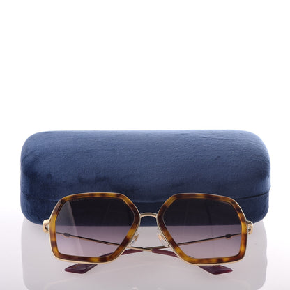 Gucci Square Frame GG0106S Sunglasses Tortoise 8 of 8