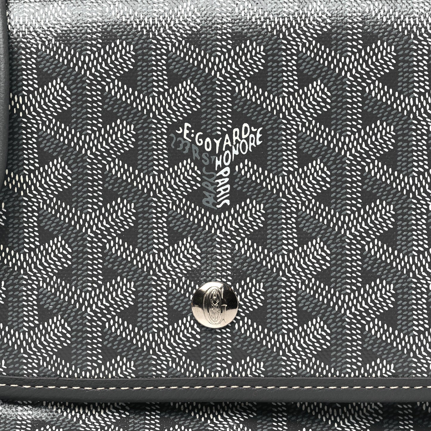 Goyardine Plumet Wallet Clutch Grey
