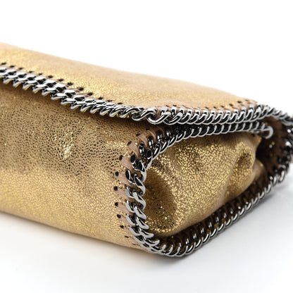 Stella McCartney Metallic Shaggy Deer Falabella Crossbody Bag Gold 7 of 10