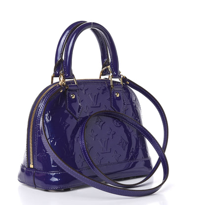 Louis Vuitton Vernis Alma BB Blueberry 3 of 10
