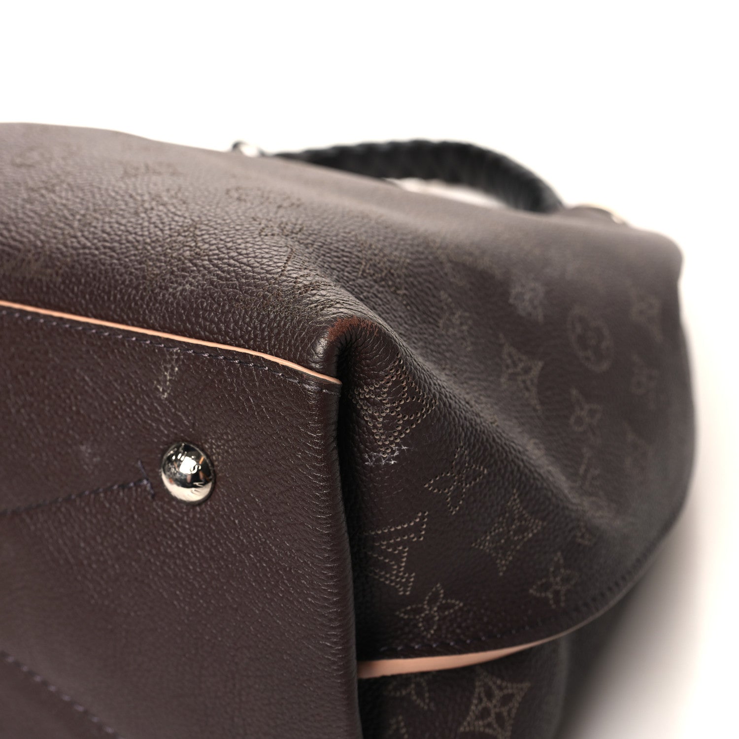 Louis Vuitton Mahina Carmel Hobo Chocolate 9 of 13