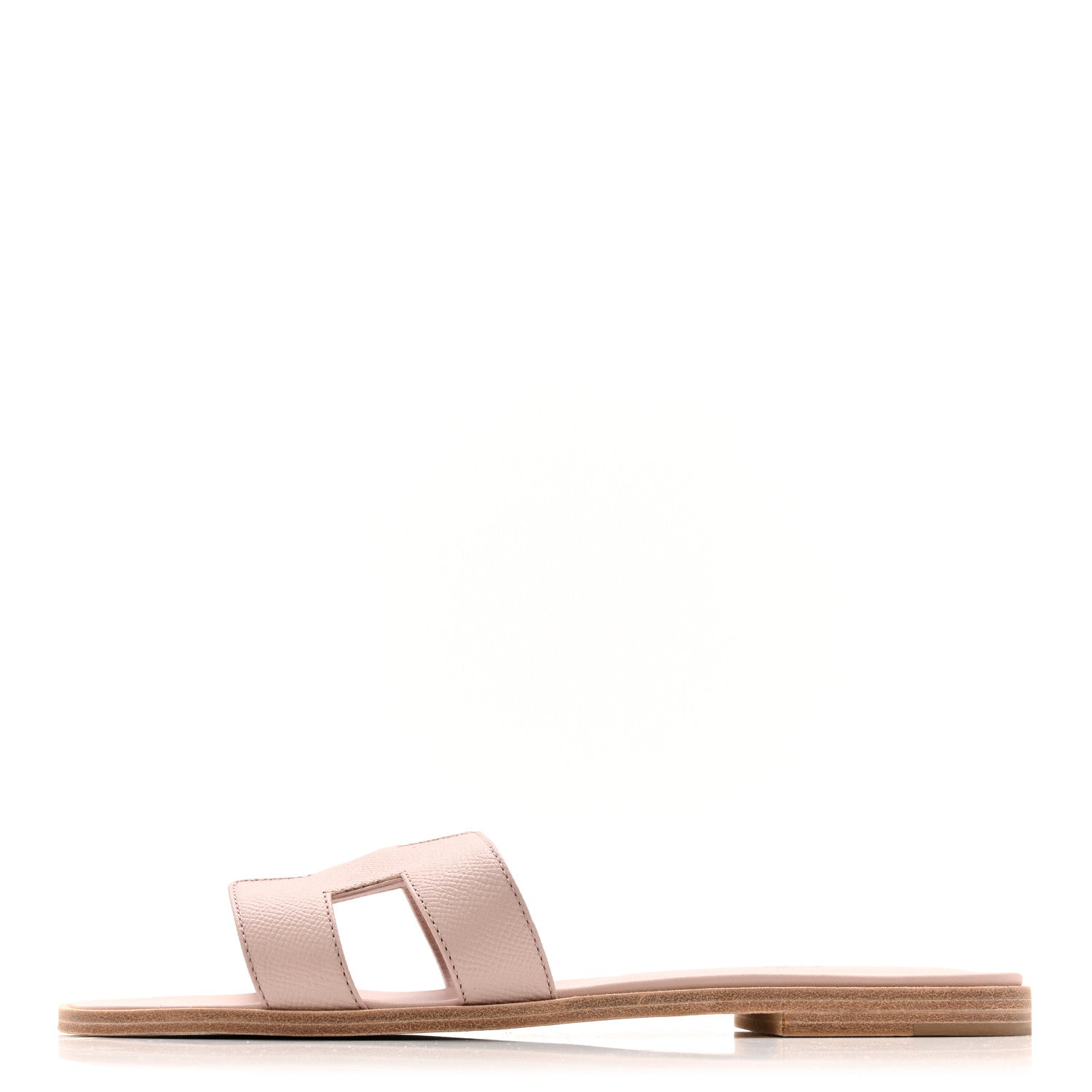 Hermes Epsom Oran Sandals 40 Rose Porcelaine 1 of 9