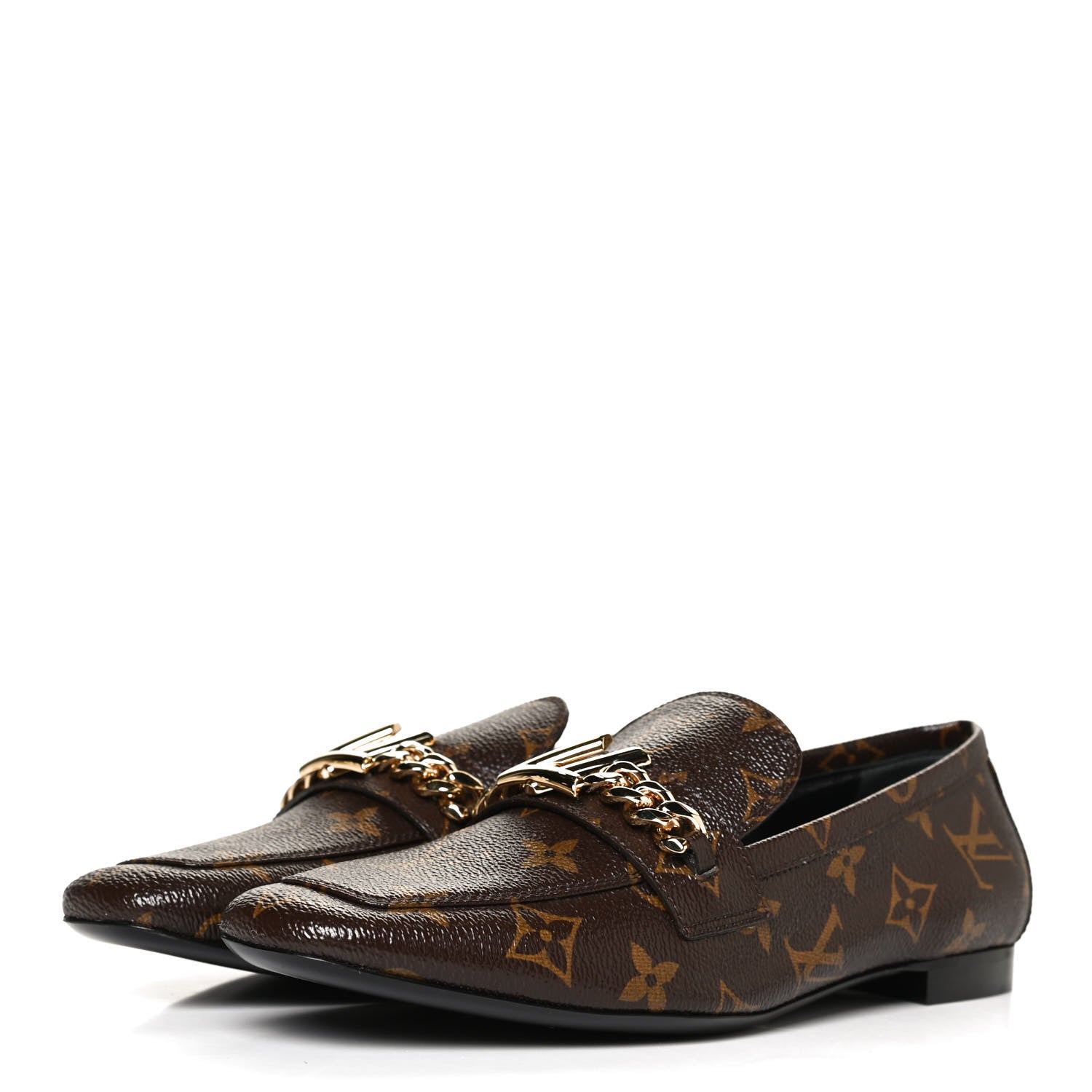 Louis Vuitton Monogram Upper Case Flat Loafer 38 3 of 10