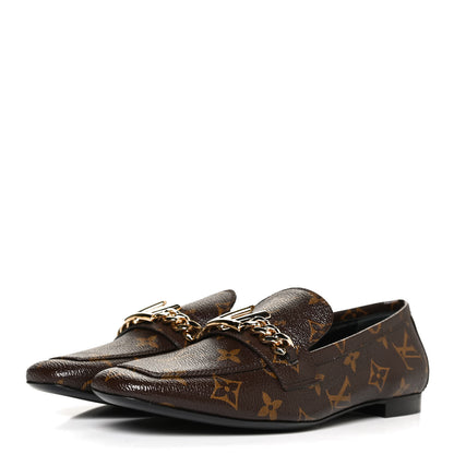 Louis Vuitton Monogram Upper Case Flat Loafer 38 3 of 10