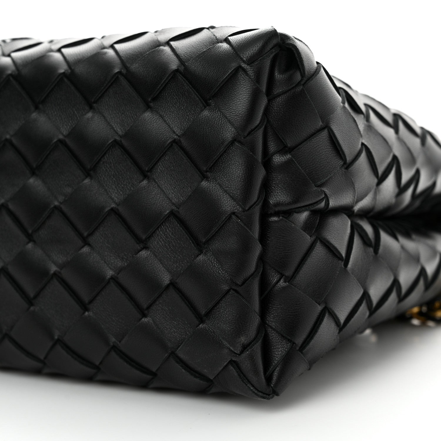 Bottega Veneta Nappa Intrecciato Small Andiamo Shoulder Bag Black 9 of 9