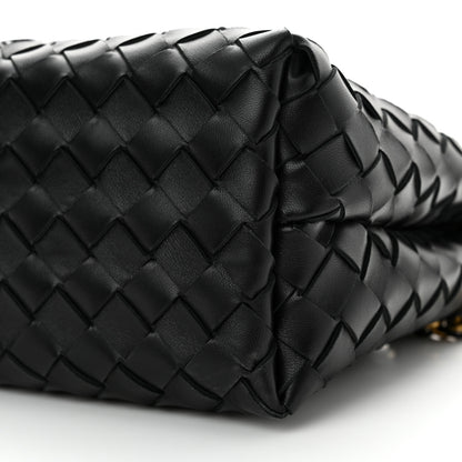 Bottega Veneta Nappa Intrecciato Small Andiamo Shoulder Bag Black 9 of 9