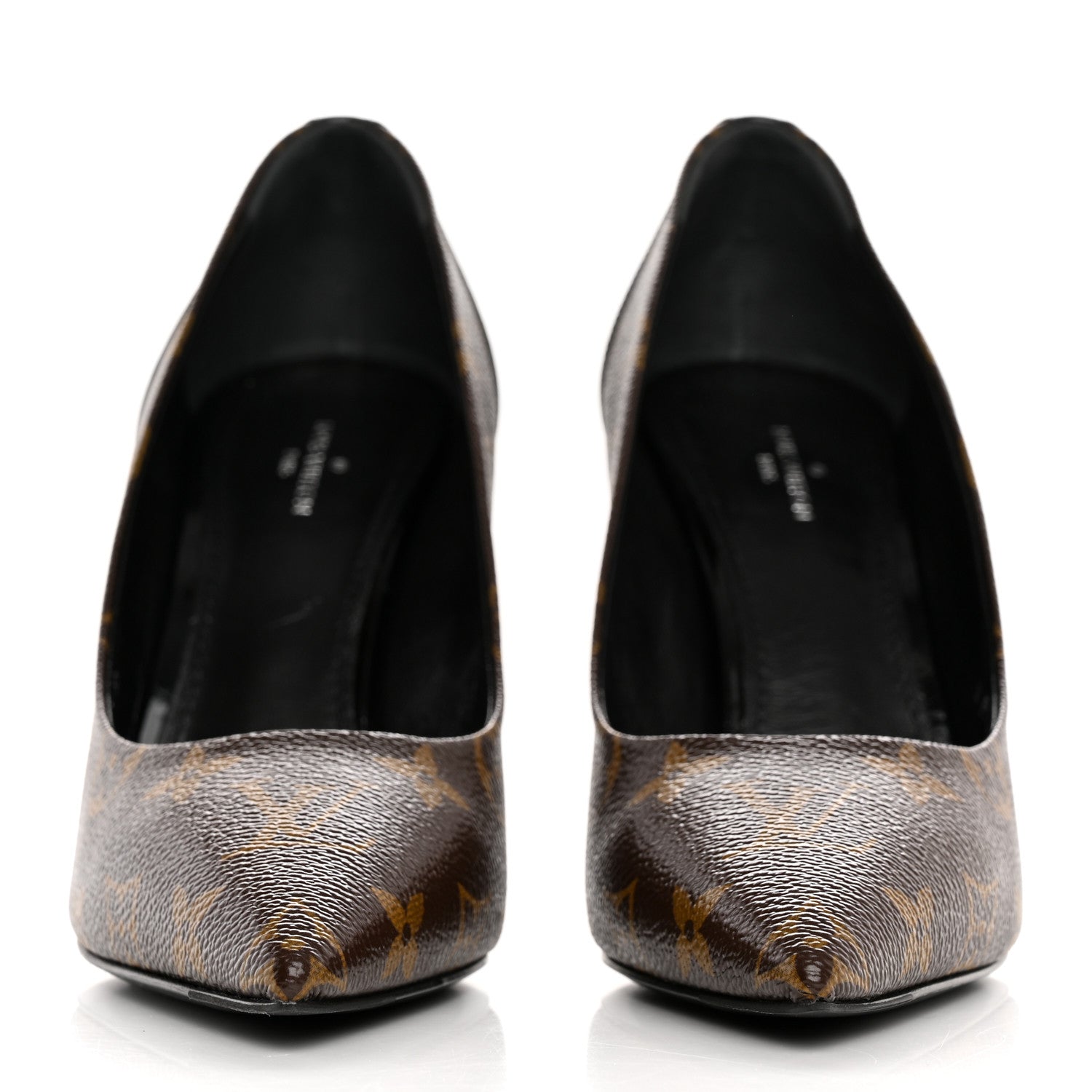 Louis Vuitton Monogram Cherie Pumps 38 Black 2 of 12