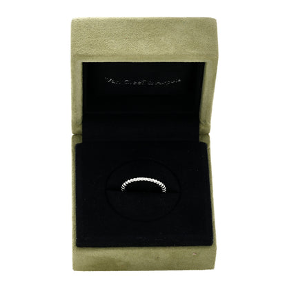 Van Cleef & Arpels 18K White Gold Small Perlee Ring 55 7.25 5 of 5