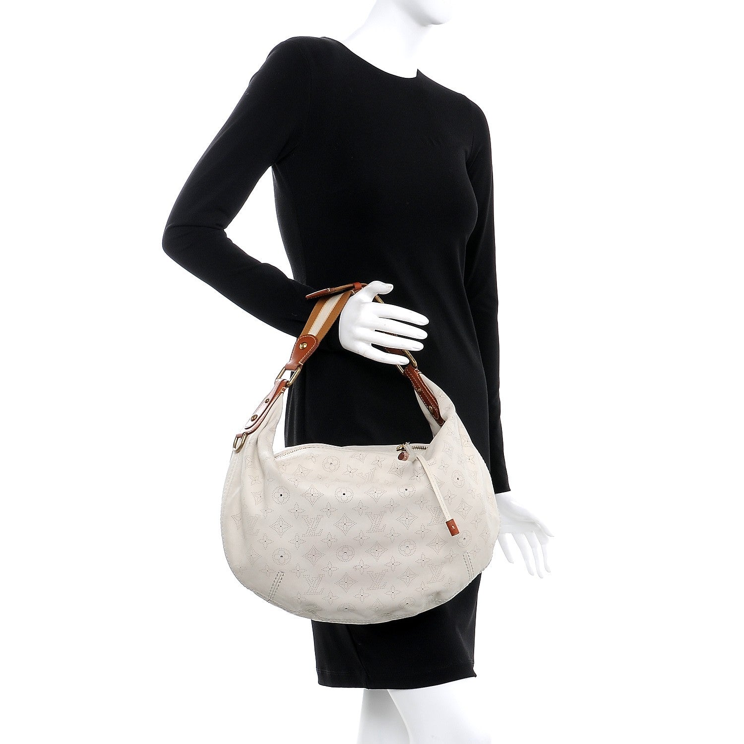 Louis Vuitton Mahina Onatah GM White 2 of 7