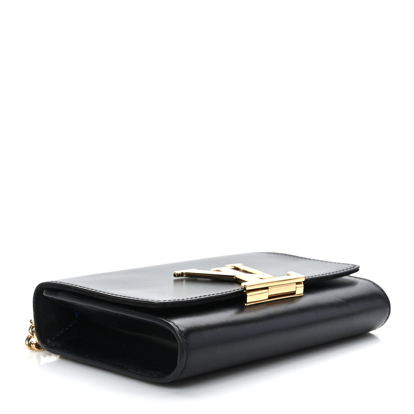 Calfskin Chain Louise MM Black