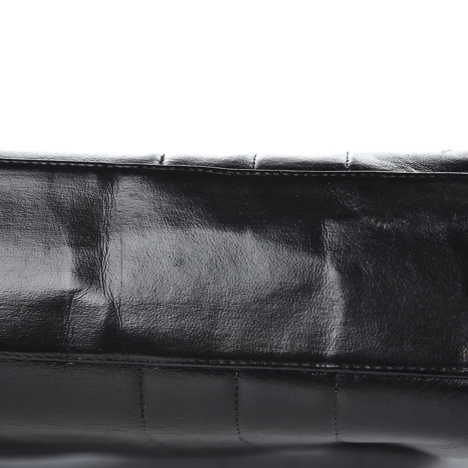 Chanel Lambskin Vertical Quilted CC Flap Shoulder Bag Black 10 of 18