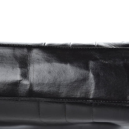 Chanel Lambskin Vertical Quilted CC Flap Shoulder Bag Black 10 of 18