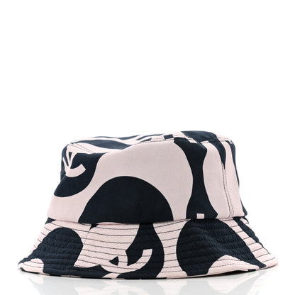Chanel Cotton CC Bucket Hat L Pink Ivory 5 of 12
