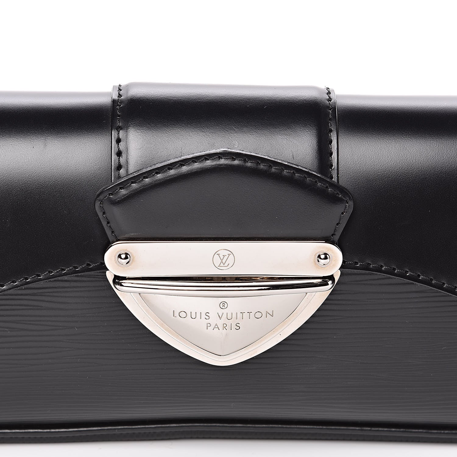 Louis Vuitton Epi Montaigne Clutch Black 10 of 10
