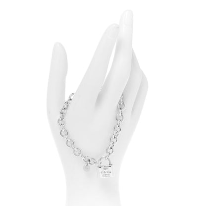 Tiffany Sterling Silver 1837 Lock Charm Bracelet 2 of 3