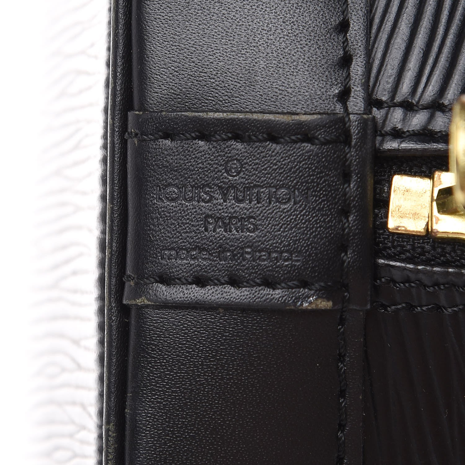 Louis Vuitton Epi Alma PM Black 7 of 24