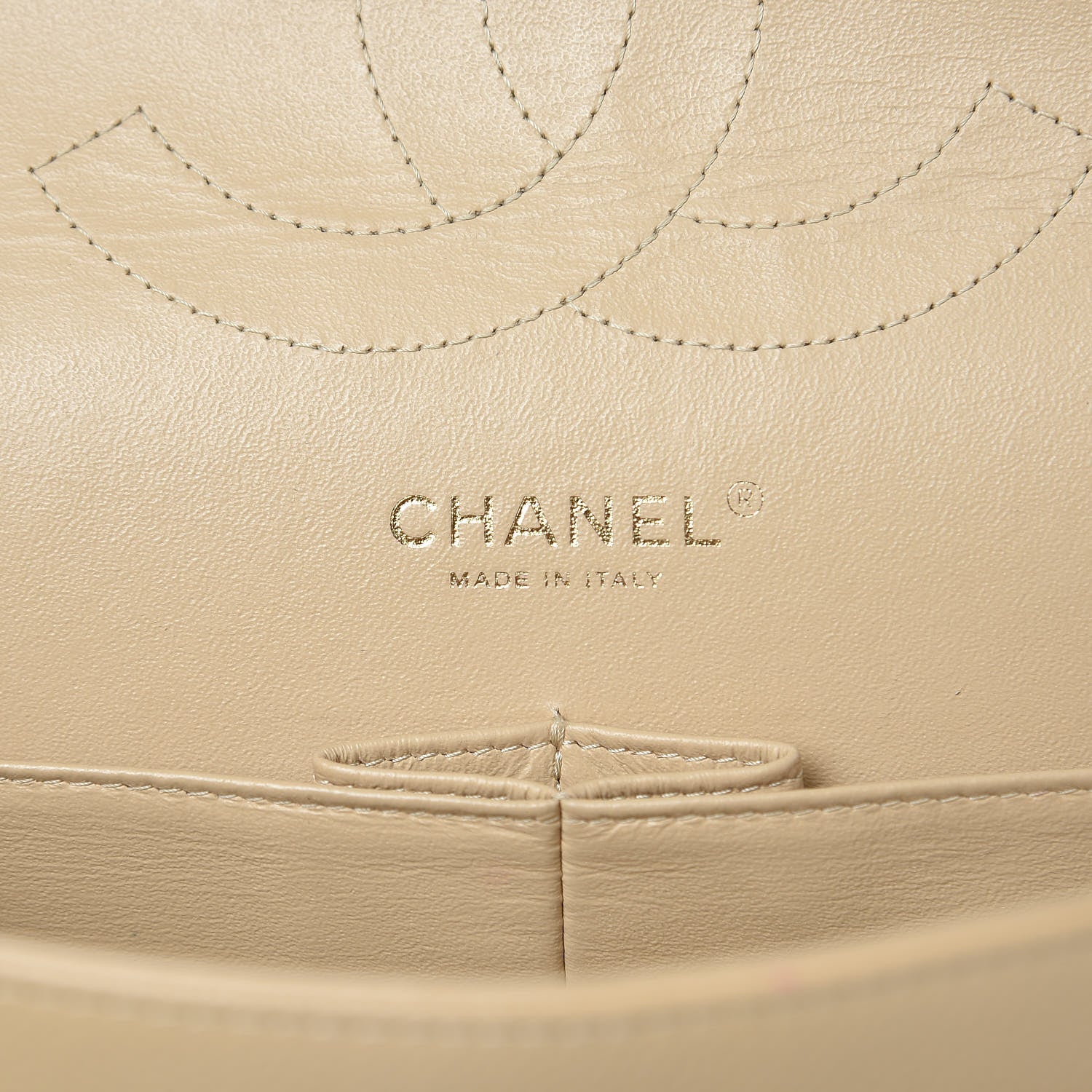 Chanel Caviar Quilted Jumbo Double Flap Beige Clair 6 of 13