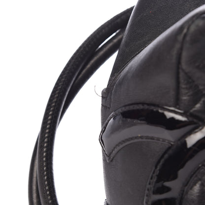 Chanel Calfskin Quilted Large Cambon Bowler Black 23 of 23