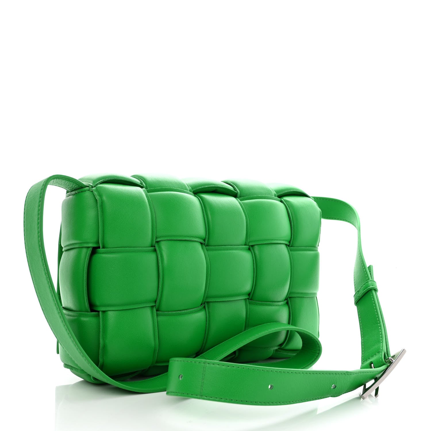 Bottega Veneta Nappa Maxi Intreccio Padded Cassette Crossbody Bag Parakeet 2 of 9