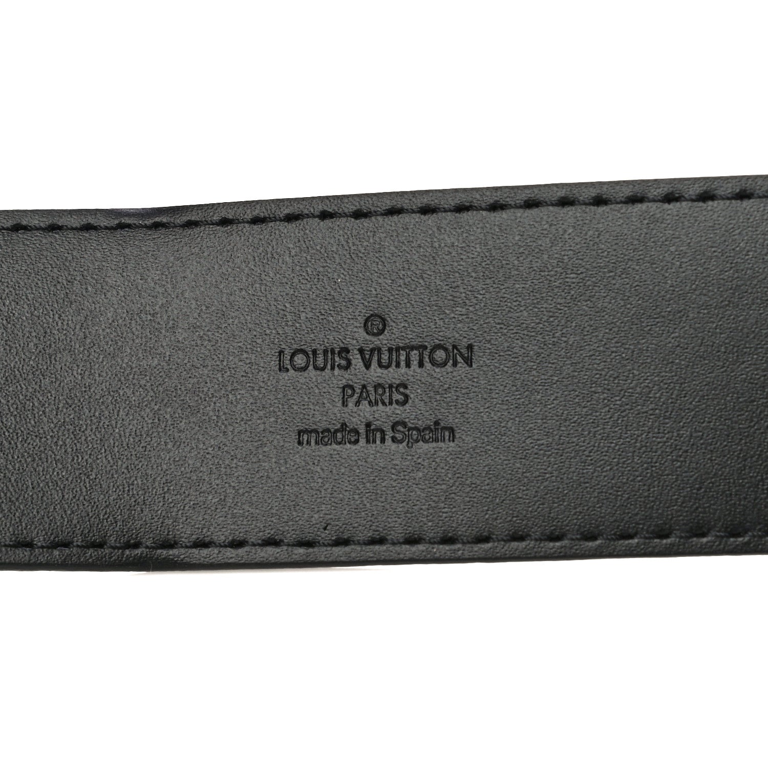 Louis Vuitton Damier Graphite 40mm LV Initiales Belt 100 40 5 of 12