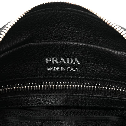 Prada Vitello Daino Soft Crossbody Black 6 of 9