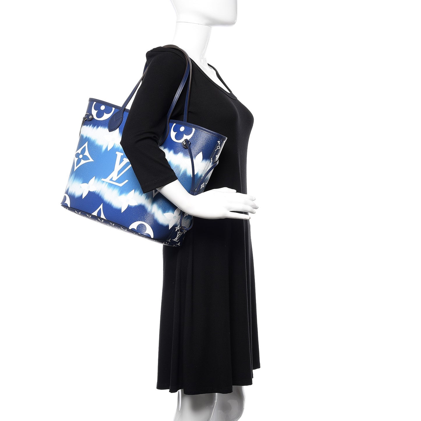 Monogram Escale Neverfull MM Blue