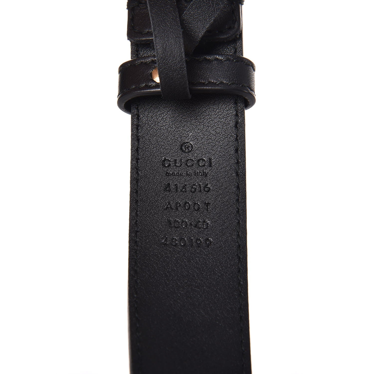 Gucci Calfskin Double G 30mm Belt 100 40 Black 4 of 8