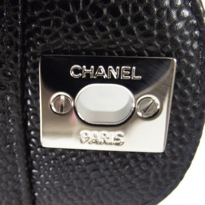 Chanel Caviar Quilted Medium Double Flap Black 10 of 11