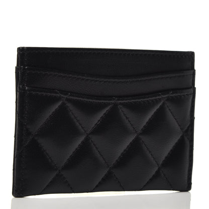 Chanel Lambskin Quilted Card Holder Black 3 of 8