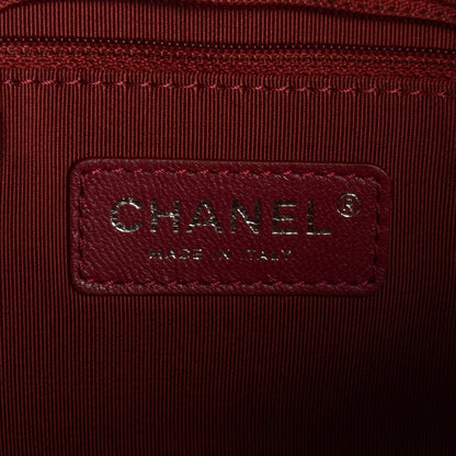 Chanel Calfskin Small Ballerine Camera Case Dark Blue 6 of 7