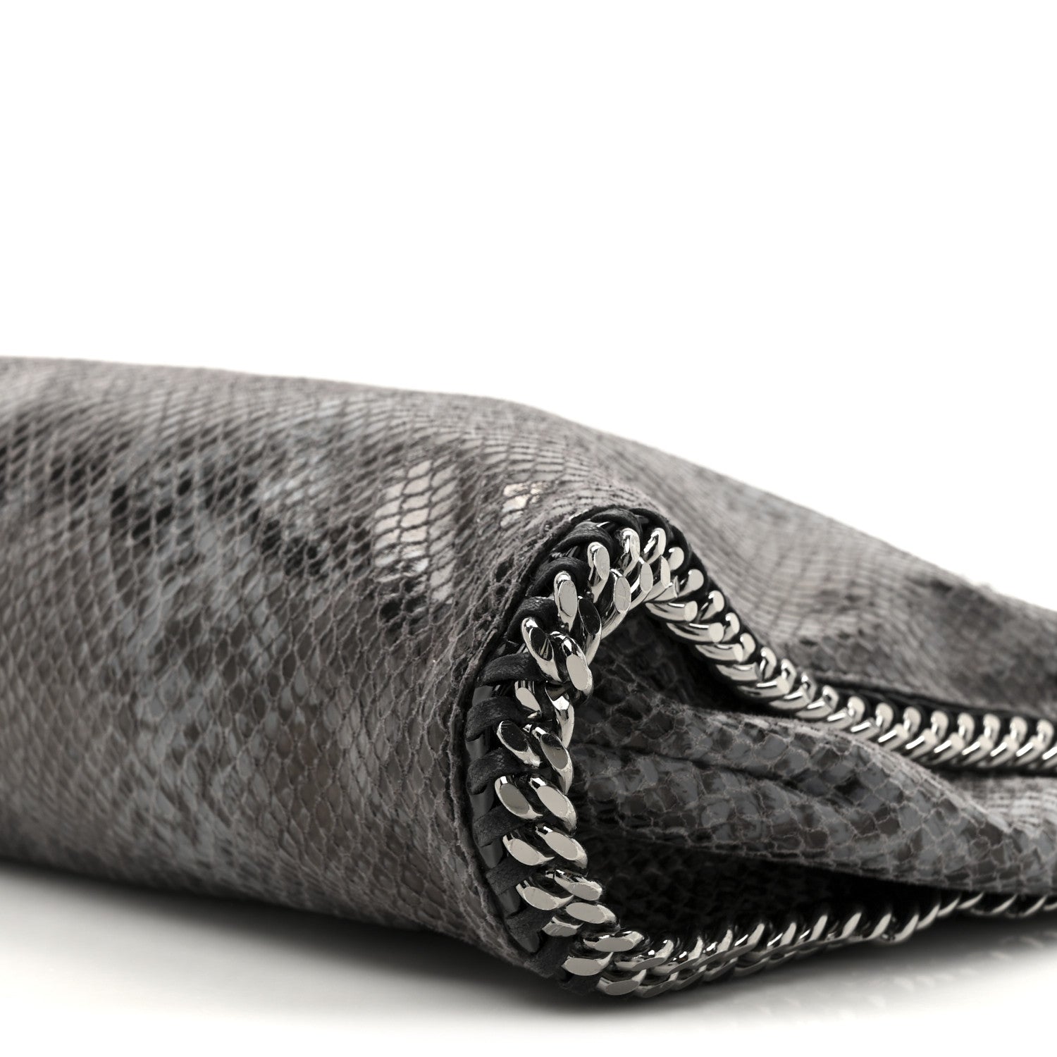 Stella McCartney Eco Python Big Falabella Hobo Dark Grey 9 of 11