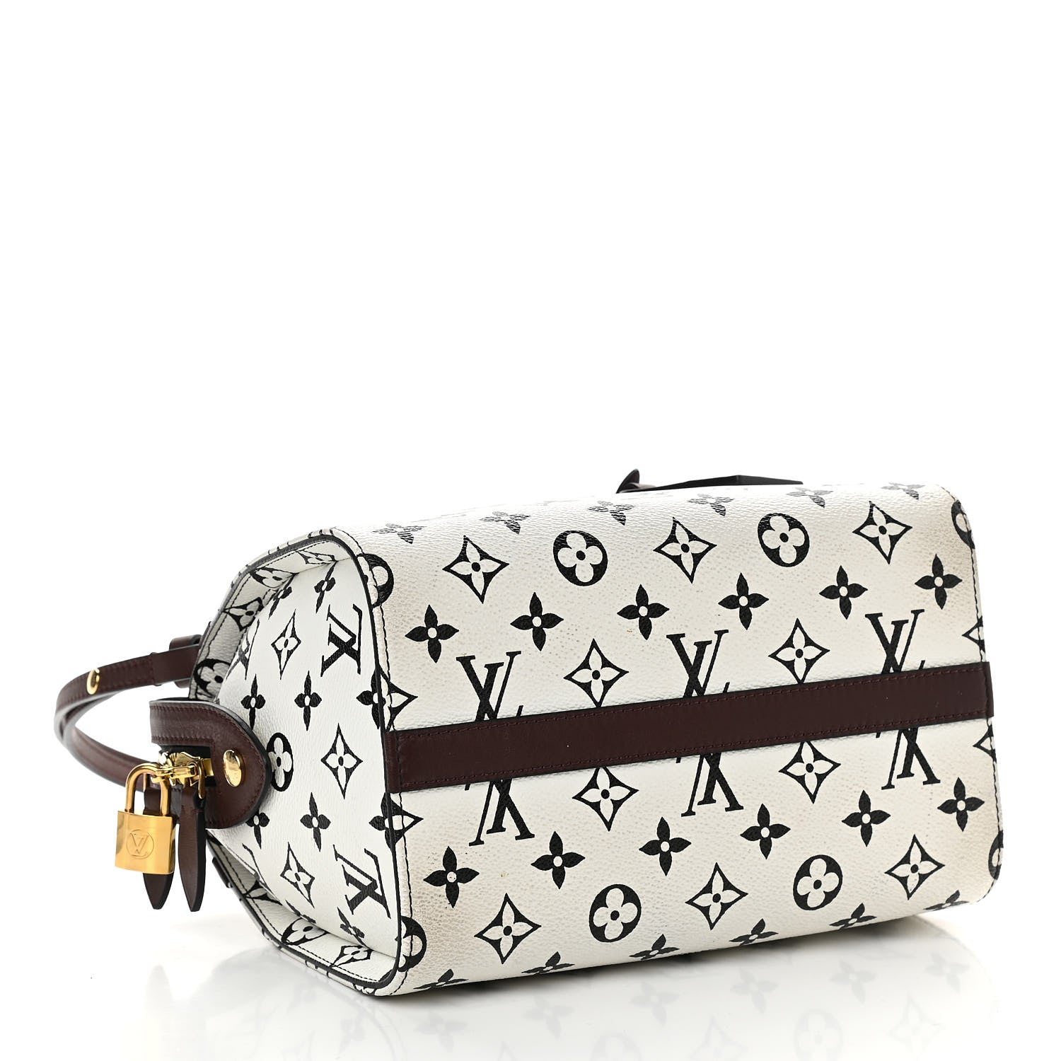 Louis Vuitton Monogram Speedy Amazon PM White Chocolat 4 of 18