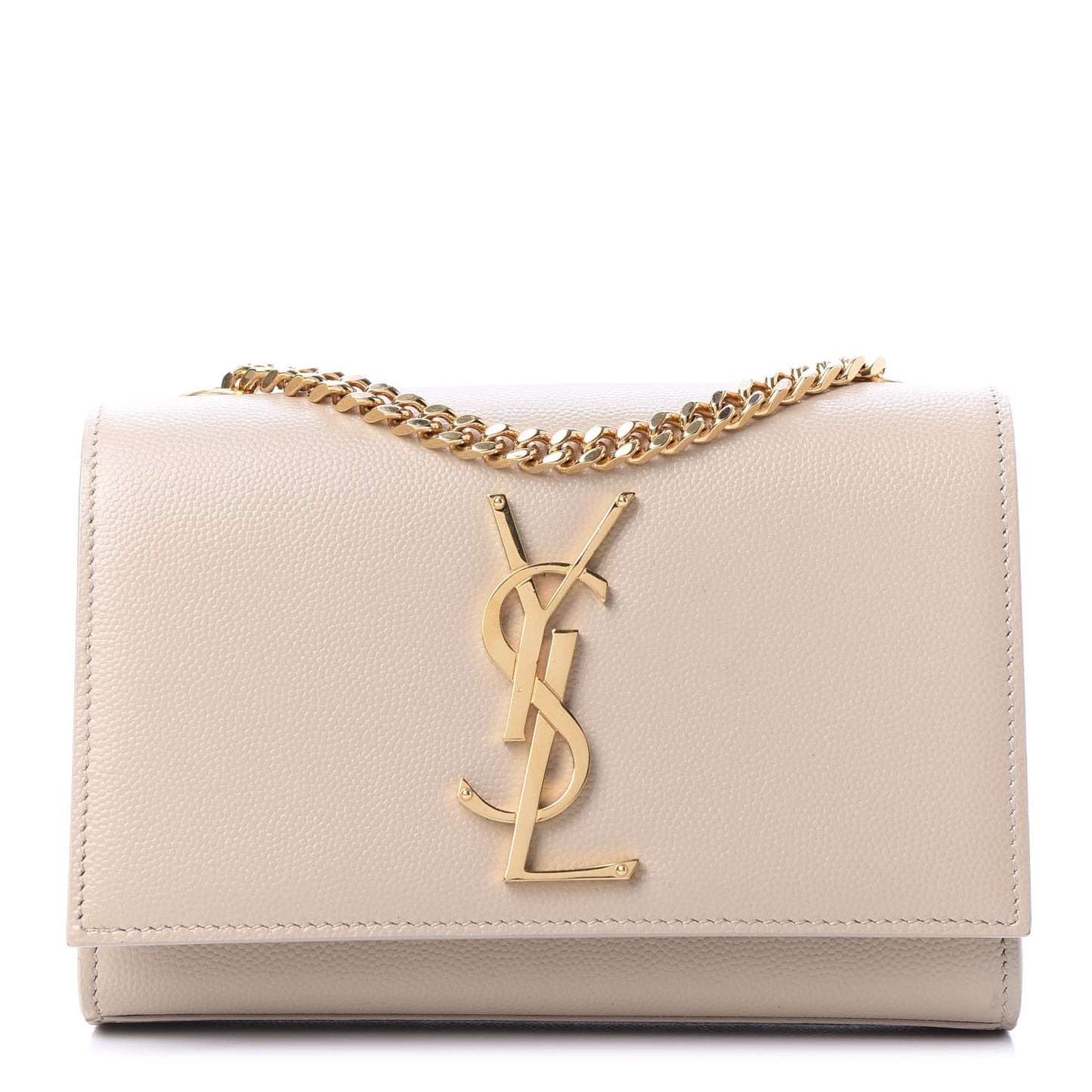 Grain De Poudre Small Monogram Kate Satchel Nude Powder