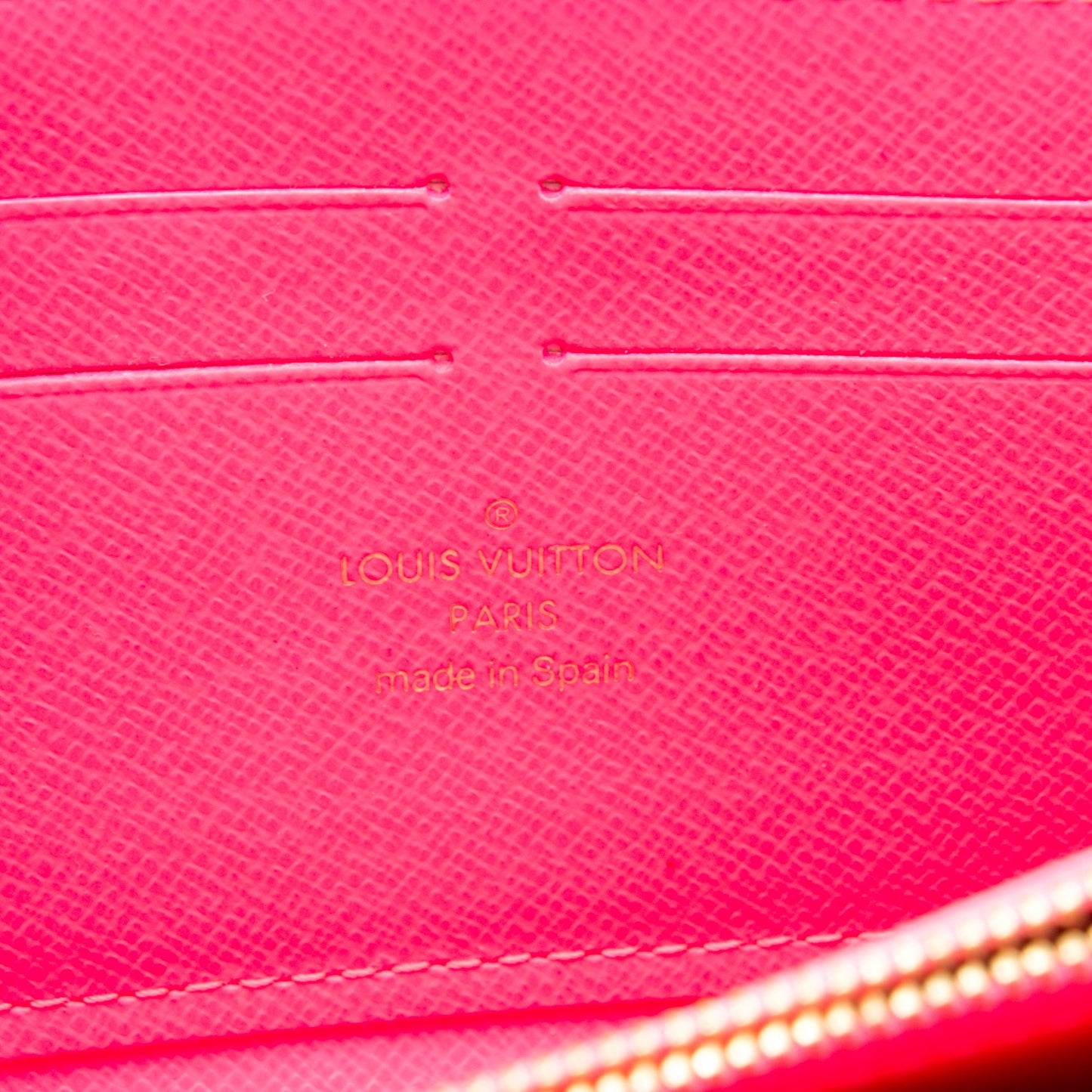 Monogram Graffiti Zippy Wallet Fuchsia