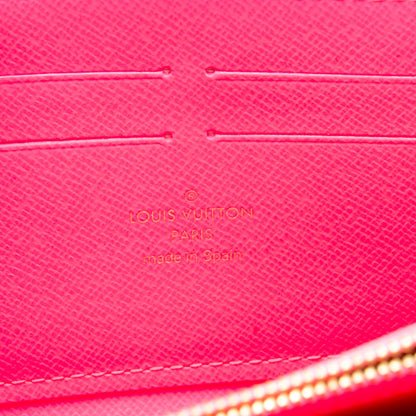Louis Vuitton Monogram Graffiti Zippy Wallet Fuchsia 6 of 7