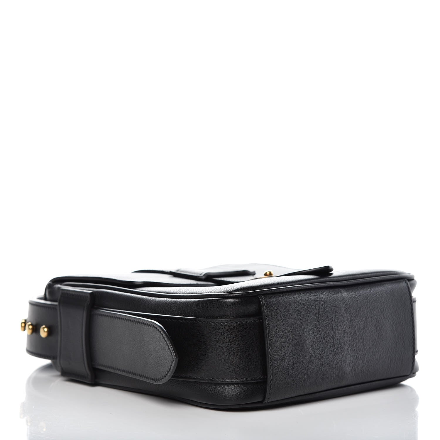 Prada Vitello Crossbody Bag Black 4 of 10