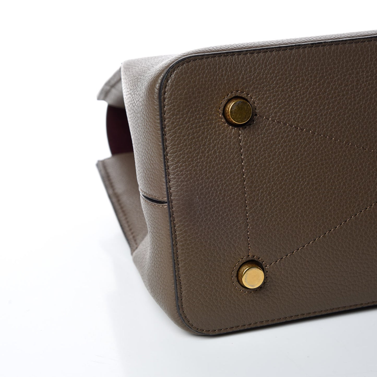 Small Classic Grain Calfskin Large Seaton Grey
