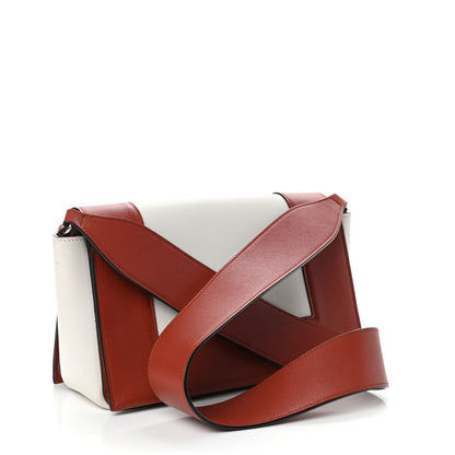 Celine Shiny Smooth Calfskin Medium Frame Shoulder Bag Maple White 3 of 12