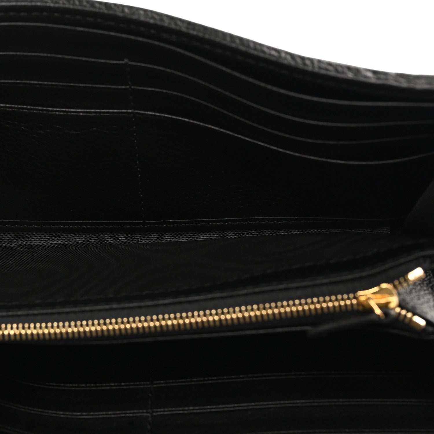 Gucci Roxy Calfskin Blondie Continental Chain Wallet Black 5 of 11