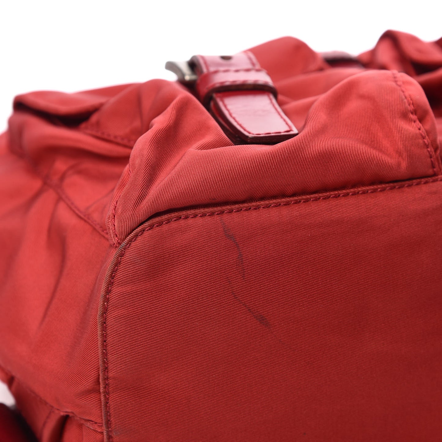 Nylon Vela Small Backpack Rosso